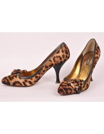Chaussures en poulain - léopard