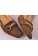 Chaussures en cuir velouté - marron